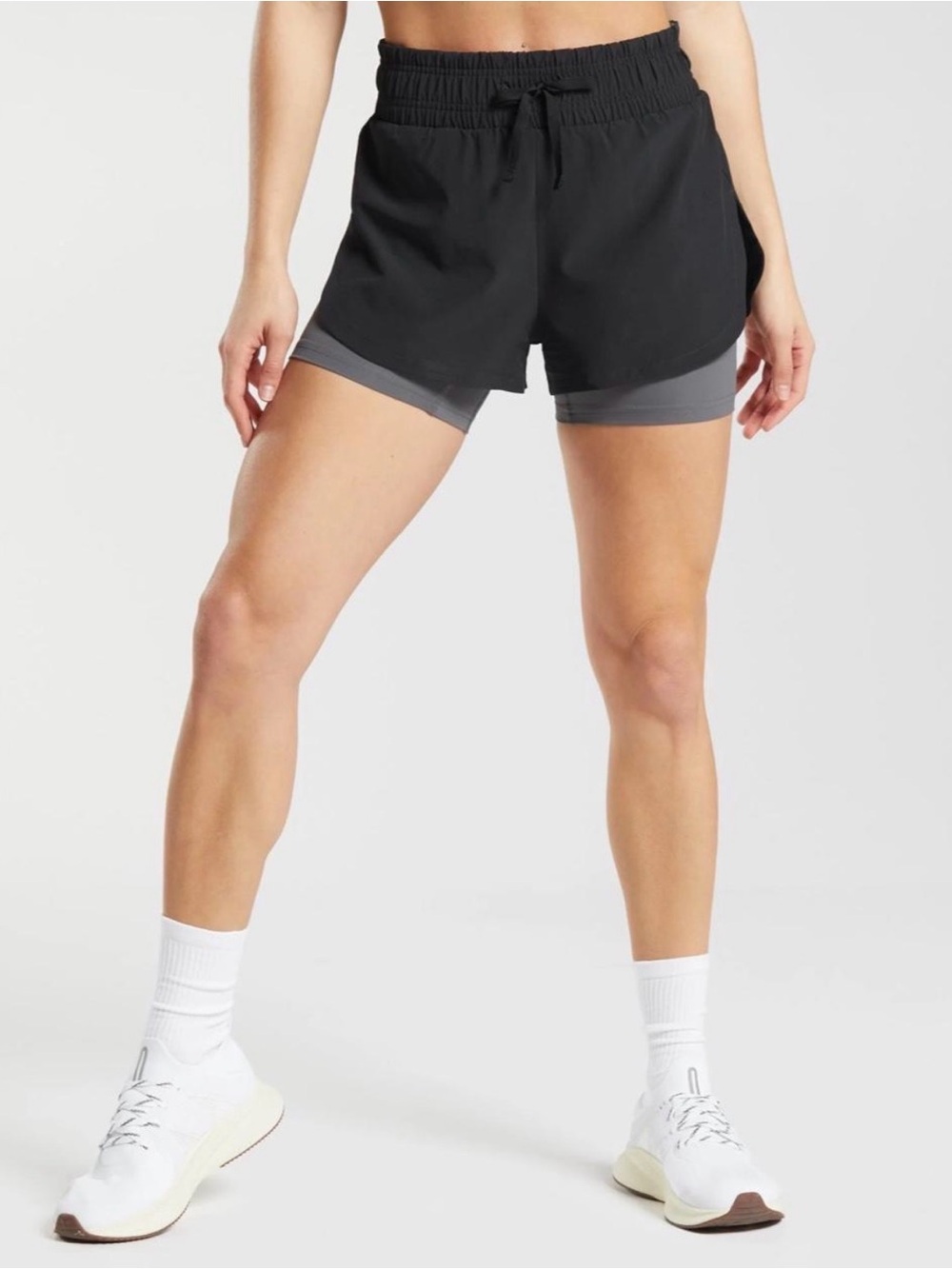 Gymshark 2 in 1 running shorts